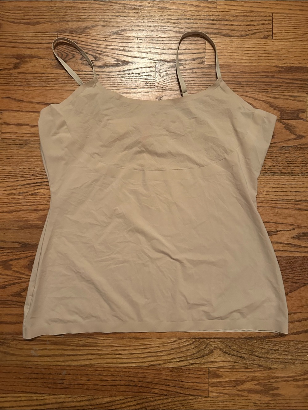Spanx Women’s Sz 2X Tan/Cream/Nude Stretchy Tank Top Shapewear Undershirt